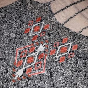 E&M Sheer Blouse size small